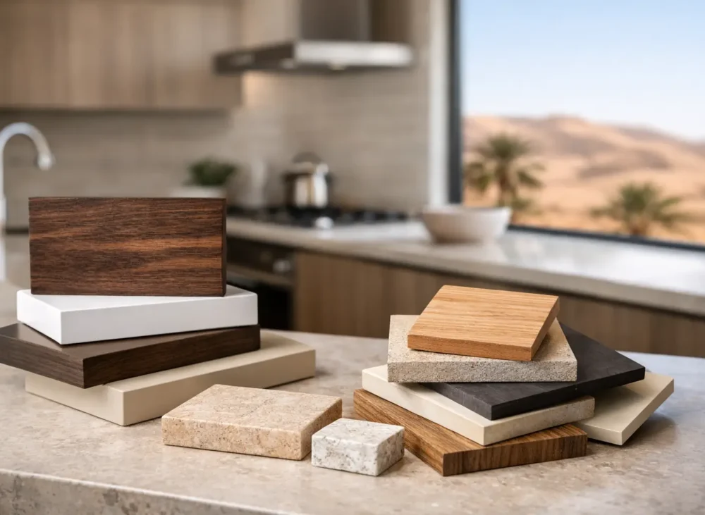 Best Materials for Kitchen Cabinets in the UAE Climate