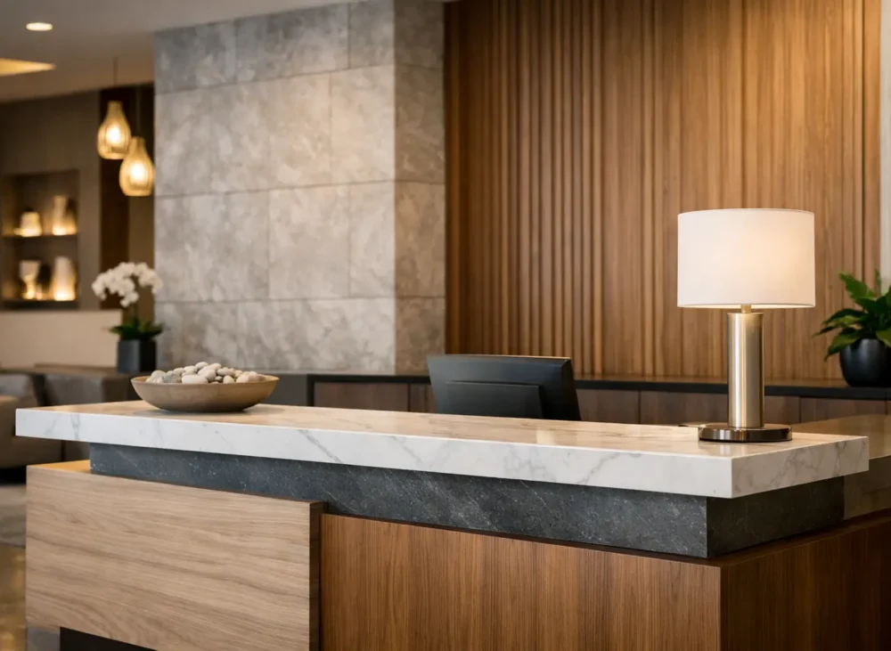 Best Finishes for Reception Areas That Last