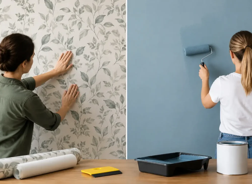 Wallpaper Versus Decorative Paint: Which Fits?