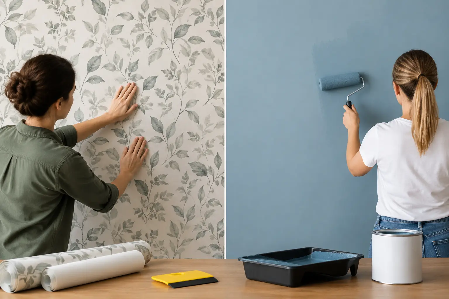 Wallpaper Versus Decorative Paint: Which Fits?