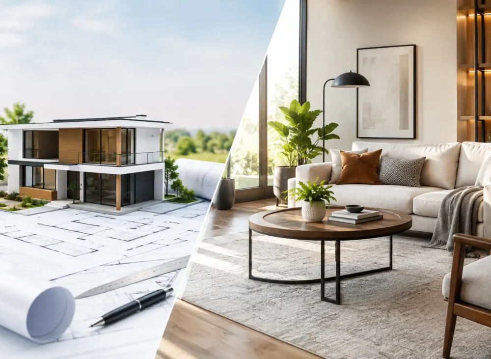 Architectural Design Versus Interior Design