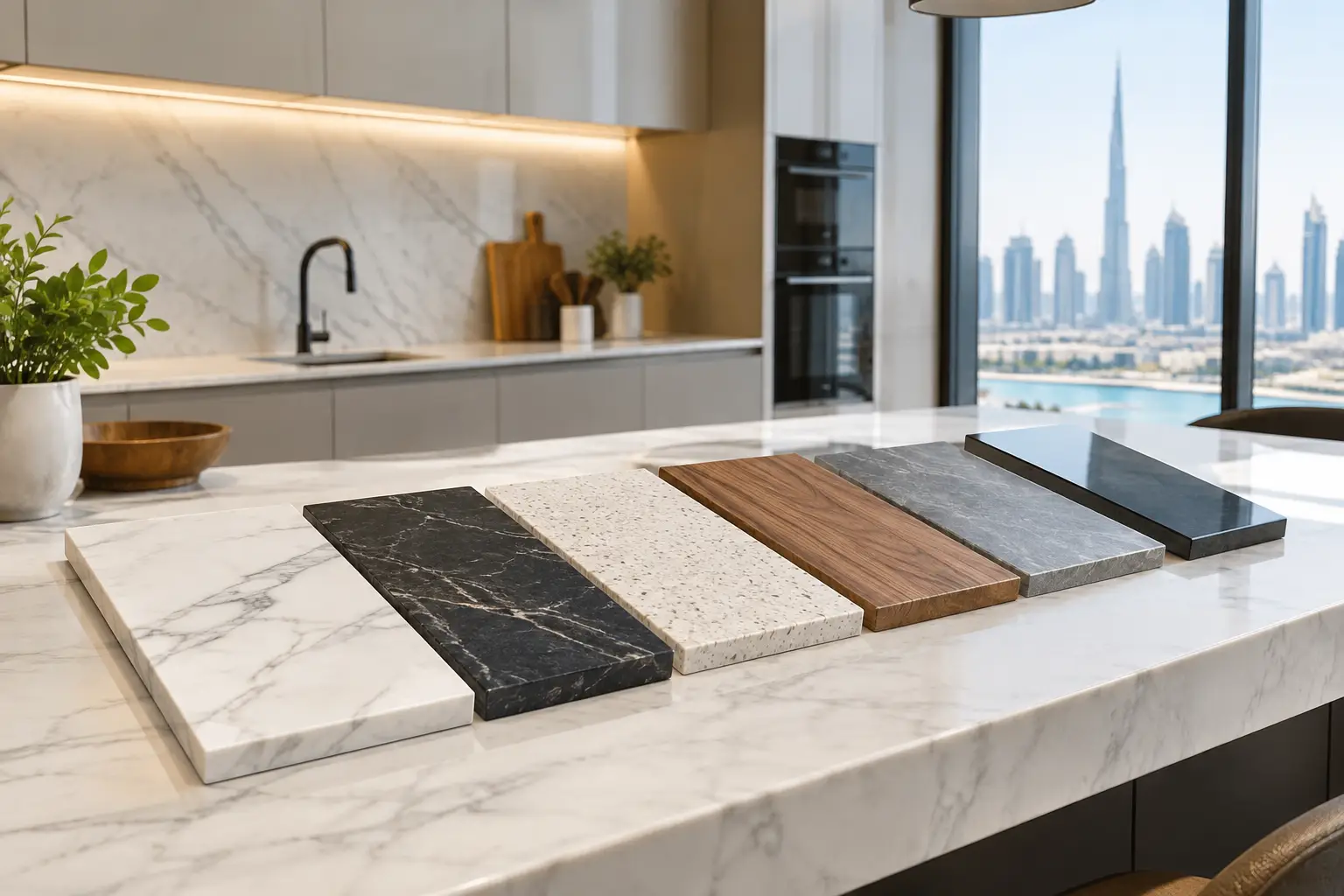 Best Kitchen Countertop Materials for Dubai Homes